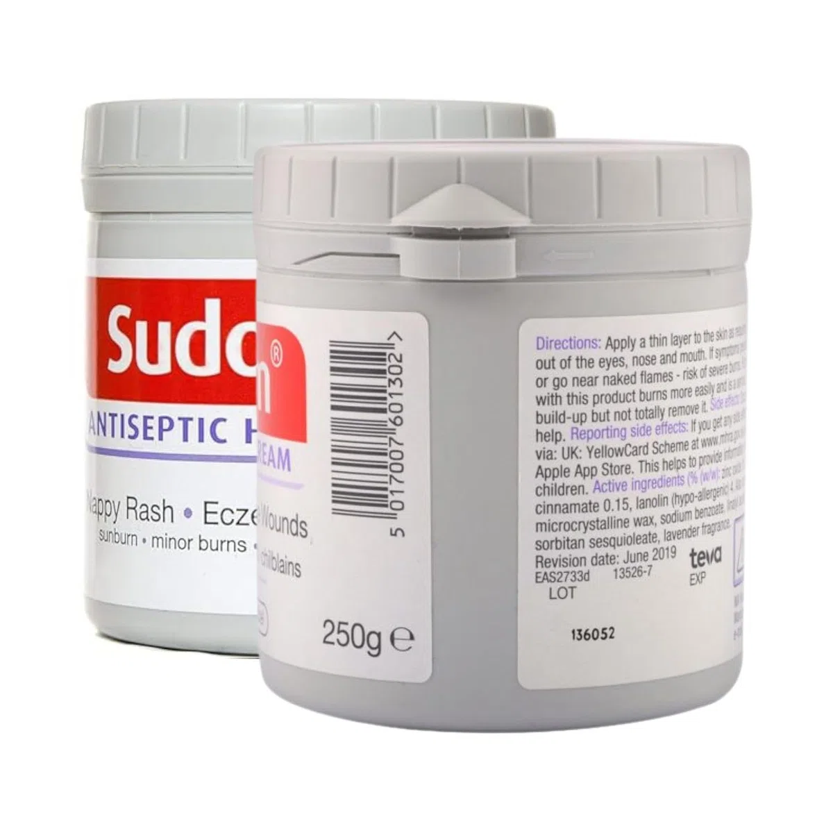 Antiséptico para piel sensible – Protege contra la dermatitis del pañal, Apto para bebés y adultos – 250 g Crema protectora de la piel repelente al agua con protector cutáneo de zinc (250G)