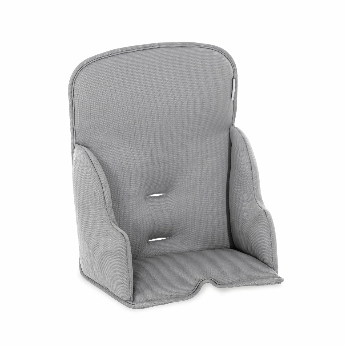 hauck Alpha Cosy, Gris - Reductor Acolchado para Tronas de Madera – Compatible con Alpha+, Beta+ y Arketa – Cojín con Respaldo Alto y Laterales Reforzados para Bebés de 6 a 36 Meses