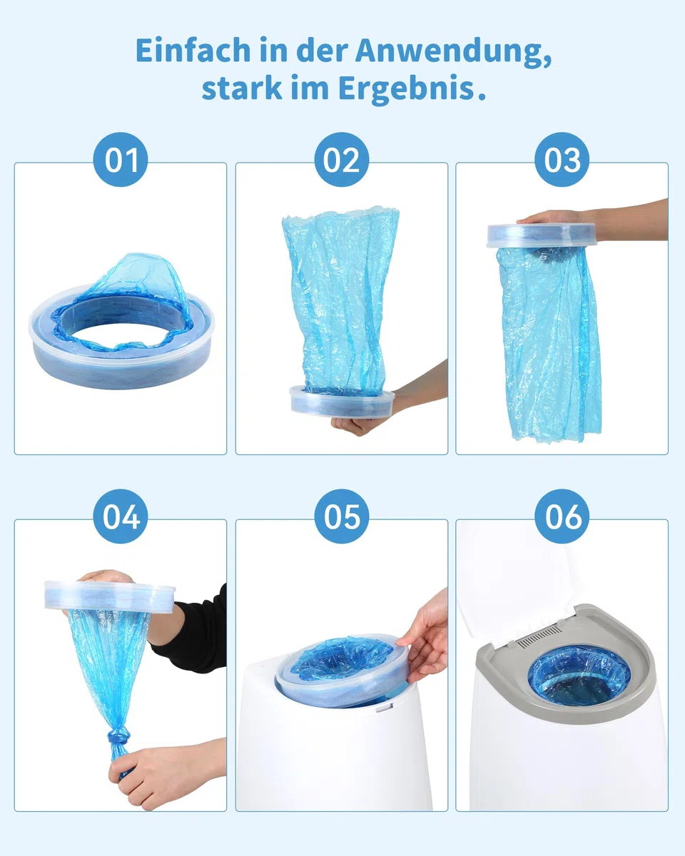 4 unidades de recambio para cubos de pañales, bolsas resistentes a los olores, compatible con Angelcare, no compatible con Dress up & Dress up XL y Classic XL y todos los modelos Tommee Tippee