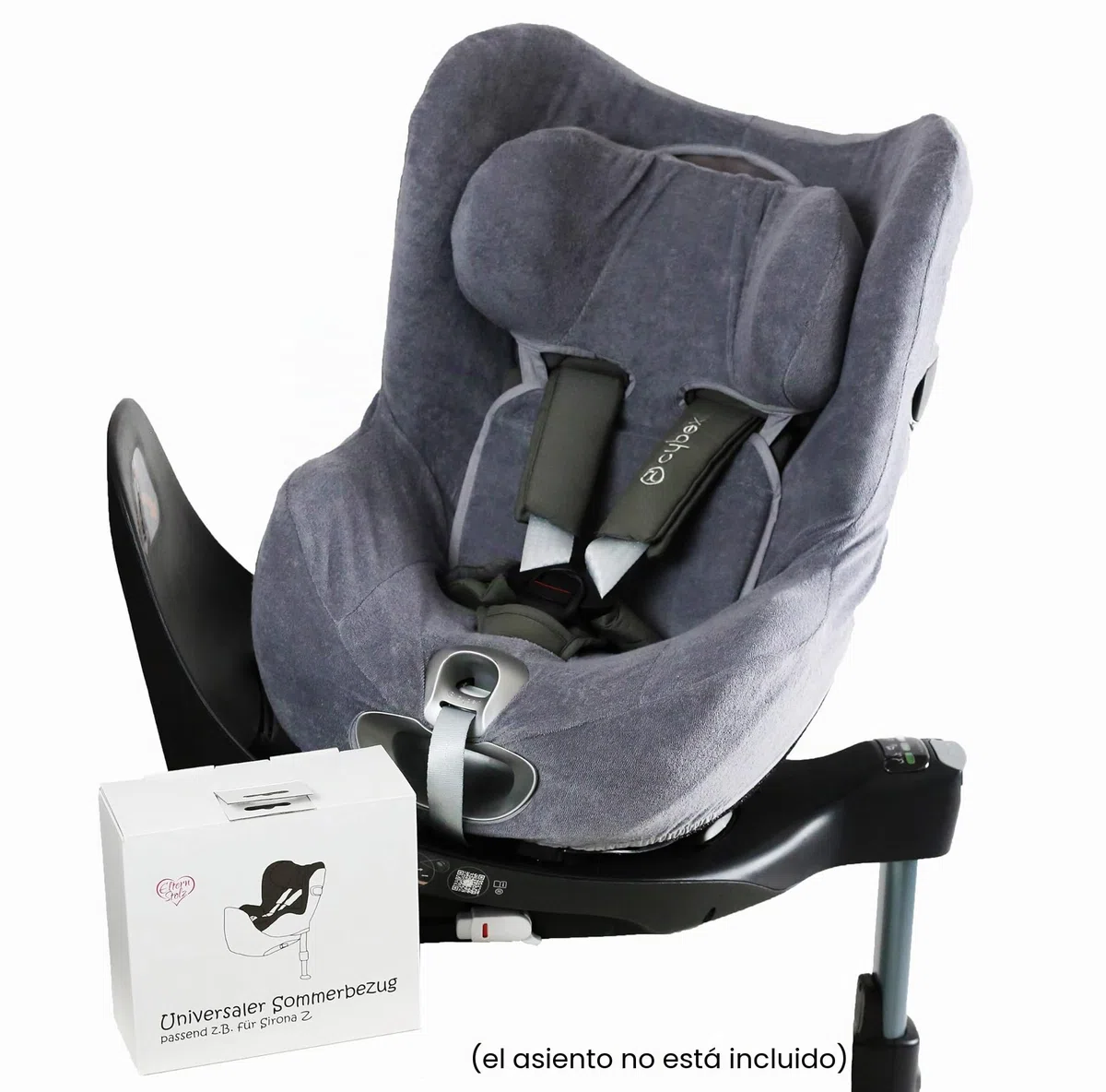 Funda de verano universal gris compatible con Cybex Sirona S Sirona Z Goodbaby Vaya