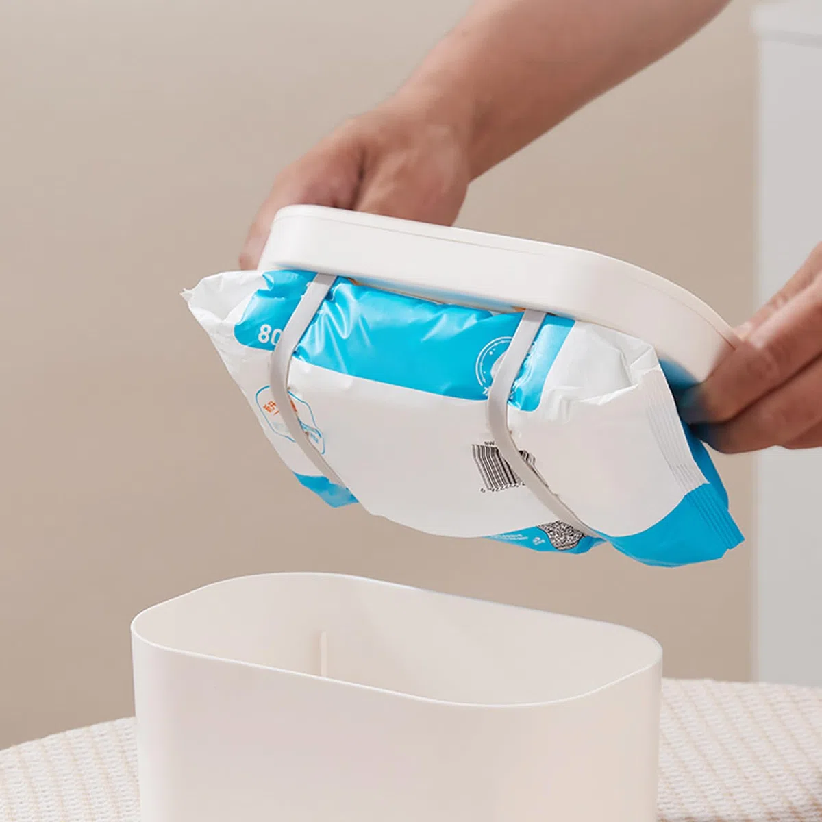 Calentador de toallitas para bebé, dispensador de toallitas calentadas, contenedor de Carga USB, Caja de toallitas húmedas con Pantalla de Temperatura para el Cuidado, guardería, hogar, al Aire Libre