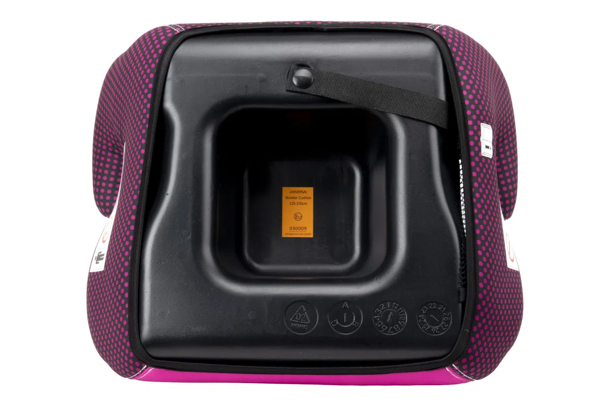 Hello Kitty Alzador Infantil Nueva Homologación Europea I-Size R129/03. Funda de 3 cm Extraíble. para Niños y Niñas de Entre 125 – 150 cm. Seguridad y Confort Asegurada.