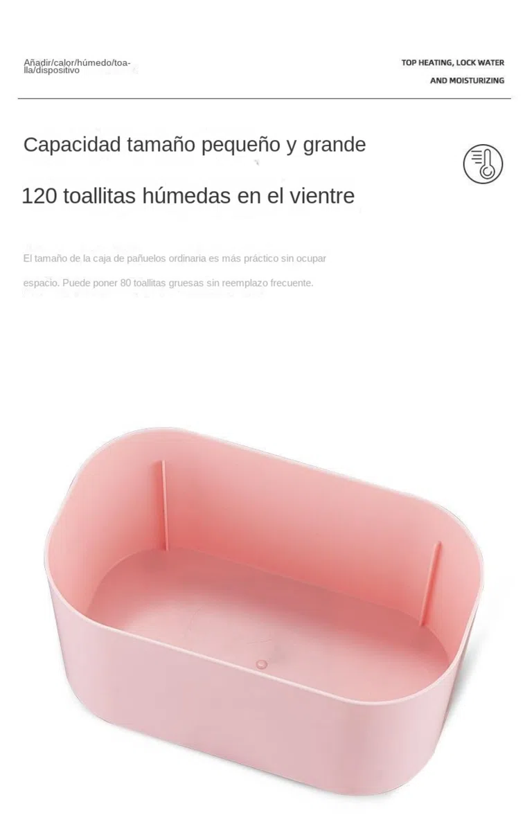 Calentador De Toallitas para Bebés,Dispensador De Toallitas De Gran Capacidad De Diseño Moderno,Calienta Toallitas Humedas Bebe Portable Calentador Pañales