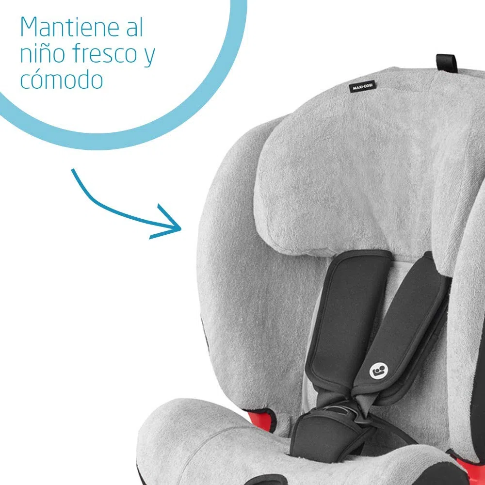 Maxi-Cosi Funda para Silla de Coche Maxi-Cosi Titan/Titan Plus, funda protectora de algodon, Fresh Grey, Gris