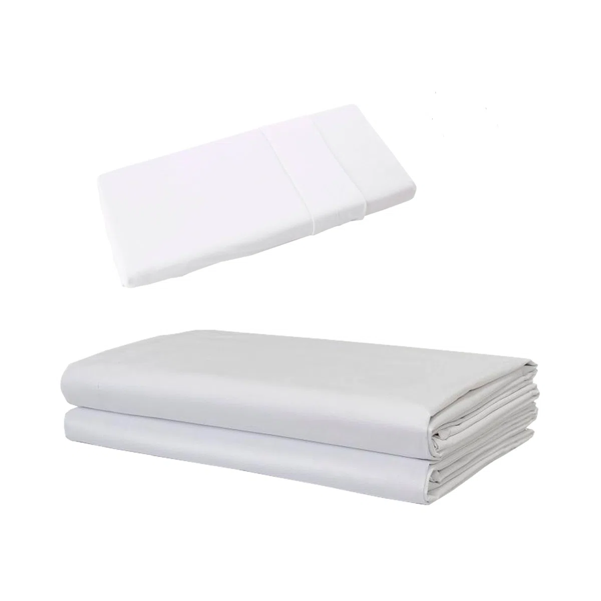 Pack de 2 Sábanas encimeras Blancas para Cuna de bebé y hamacas de guardería Tejido Suave y Resistente sin elásticos para los niños. Personalizable con el Nombre Bordado 110 x 180 cm.