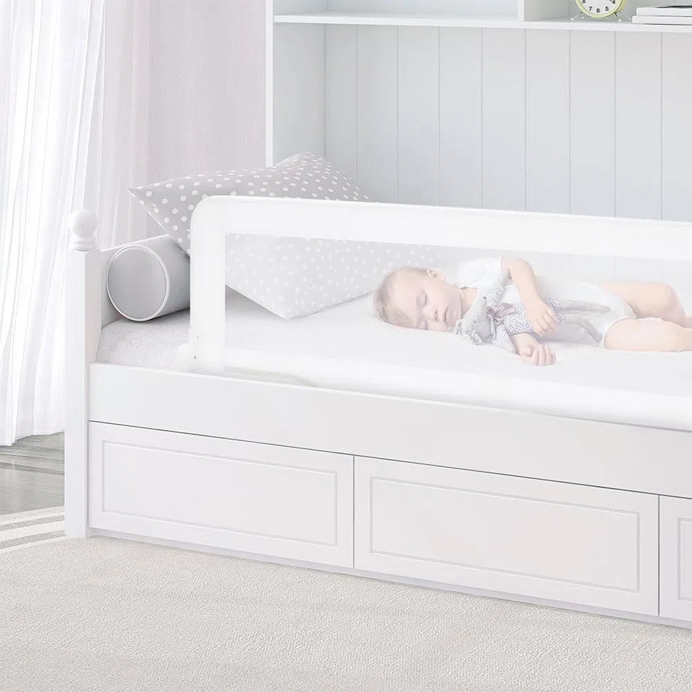 Asalvo 12661 - Barrera De Cama 2 En 1, color Blanco, 2000 g
