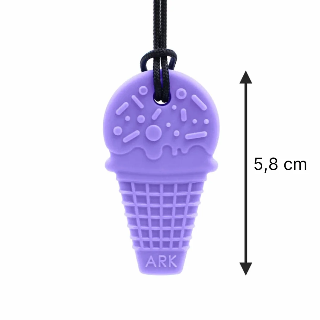 ARK - Collar para masticar diferentes grosores y formas con correa ajustable e instrucciones de cuidado ATC - Collar Sensory