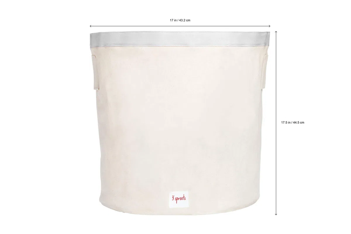 3 Sprouts Cesto Juguetes - Ideal como Cesto Ropa Sucia Bebe - Cesta para Juguetes Infantil - Cesto Ropa Sucia Infantil - Diseño Divertido y Práctico - Organización y Almacenamiento - Zorro