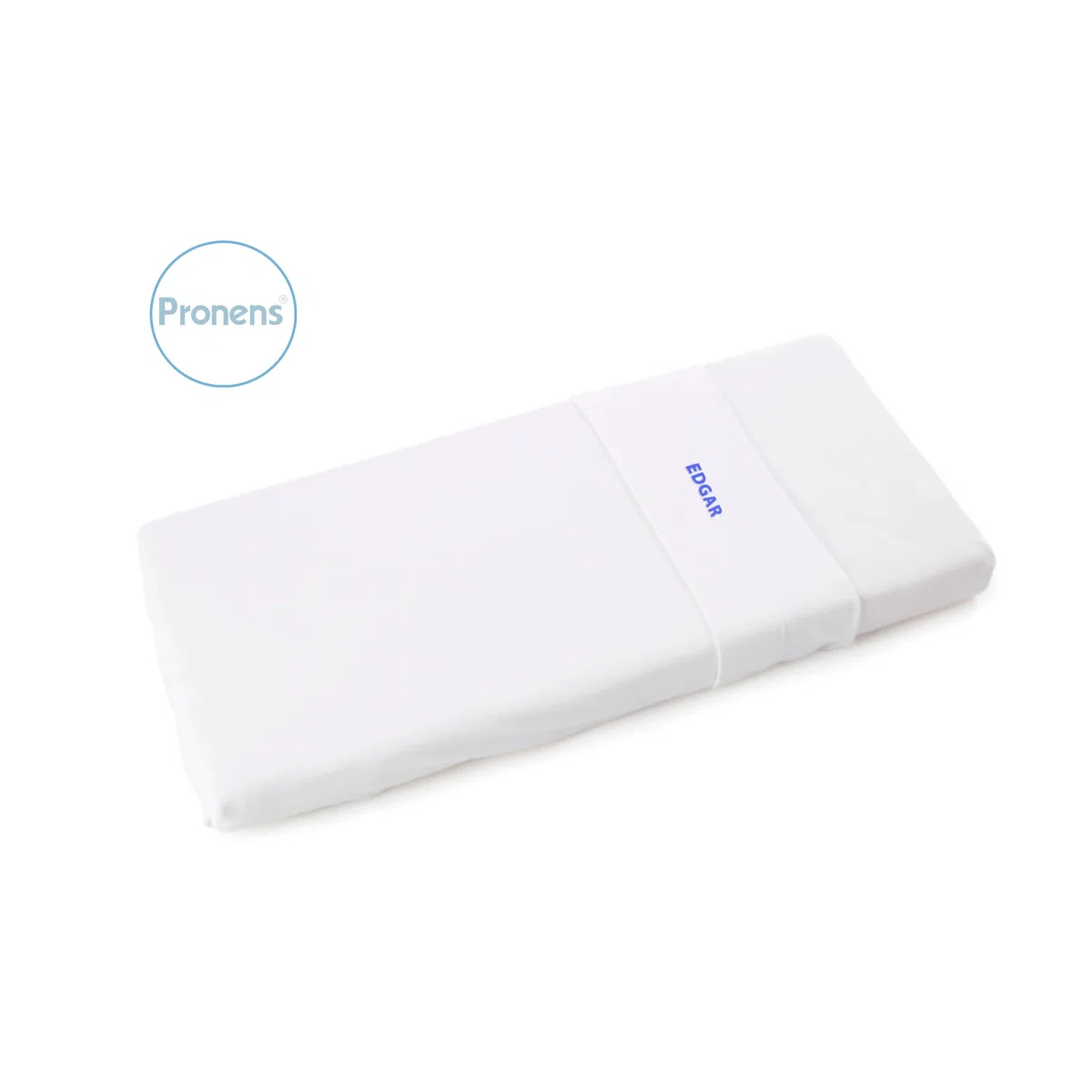 Pack de 2 Sábanas encimeras Blancas para Cuna de bebé y hamacas de guardería Tejido Suave y Resistente sin elásticos para los niños. Personalizable con el Nombre Bordado 110 x 180 cm.