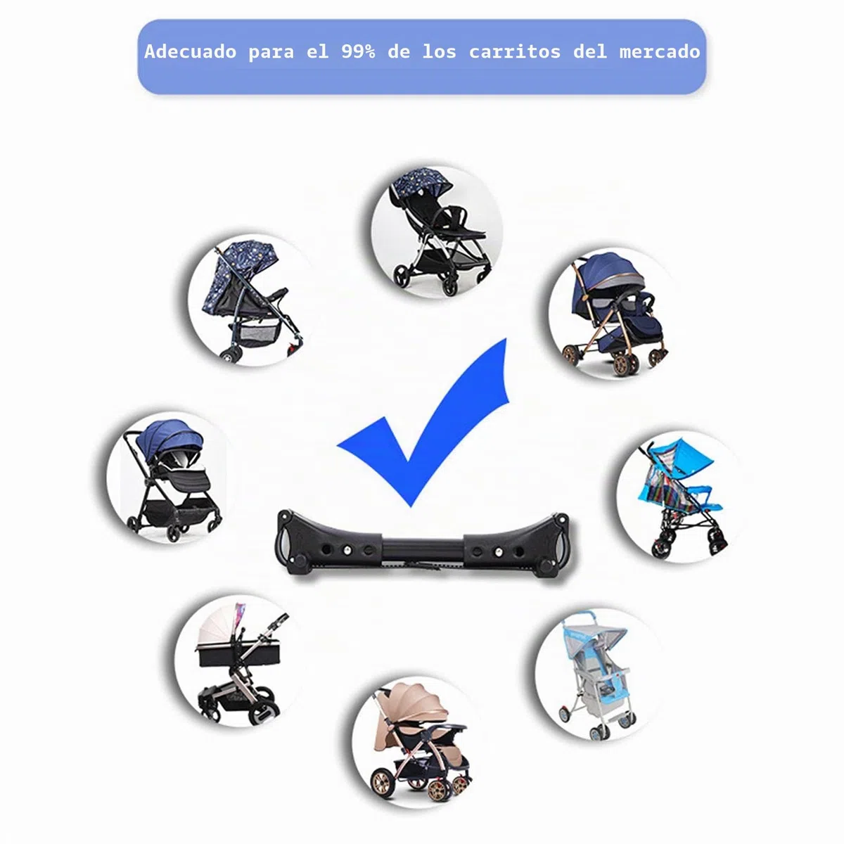 Conectores para bebé múltiples Seguros para Carrito bebé Que conectan Juntas universales para bebé