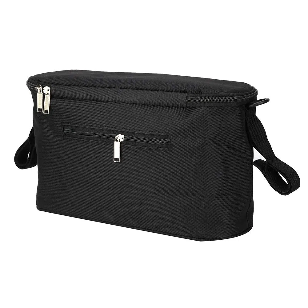 Bolsa Organizador de Cochecito, Bolsa de cochecito de bebé, Bolsa de almacenamiento de cochecito de bebé universal impermeable Bolsa de pañales de tela Titular de colgar Bolsa de almacenamiento
