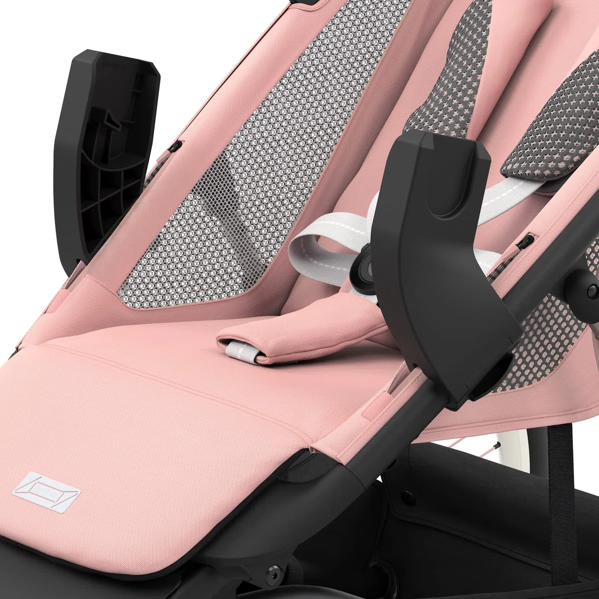 Cybex Adaptador de portabebés para cochecito AVI, Para combinar con portabebés Cybex y portabebés gb, Negro