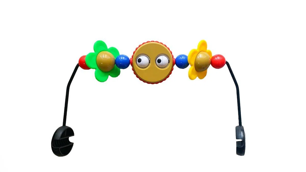 GalPat Baby Juguete para Hamaca - Arco de Juguete con Juegos para Hamaca - Compatible con Hamaca Babyjorn y GalPat Baby Contiene Juguete Musical y sonajeros para tú bebé (Arco + Bolsa)