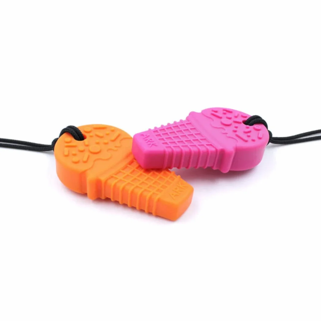 ARK - Collar para masticar diferentes grosores y formas con correa ajustable e instrucciones de cuidado ATC - Collar Sensory