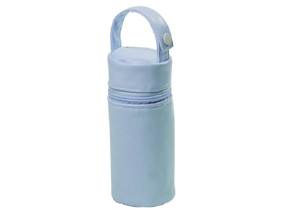 Gamberritos Portabiberones Universal, Ideal Viaje, Funda Biberones (Azul)