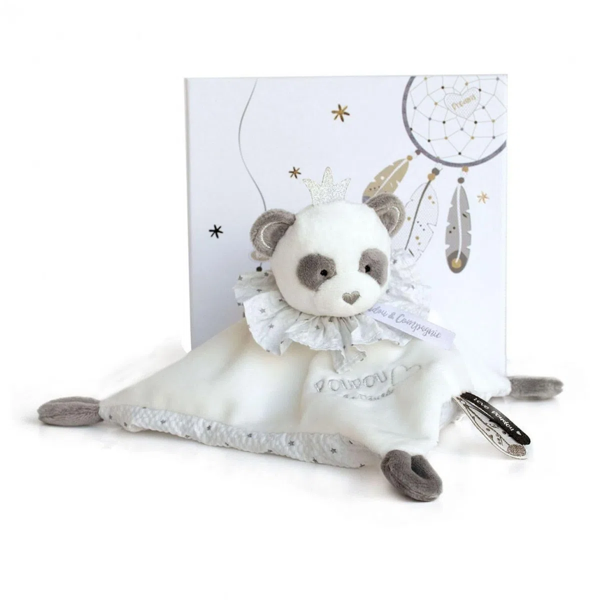 Doudou et Compagnie DC3536 Attrap - Edredón nórdico, color gris