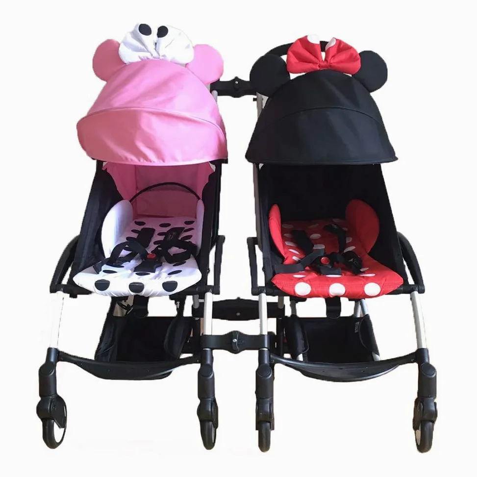Faderr 3 Conectores para Cochecito de bebé, Accesorios de Conector para Cochecito Gemelo, acoplador para Sillita de Paseo, Gancho de liberación rápida para Enganche de Seguridad portátil