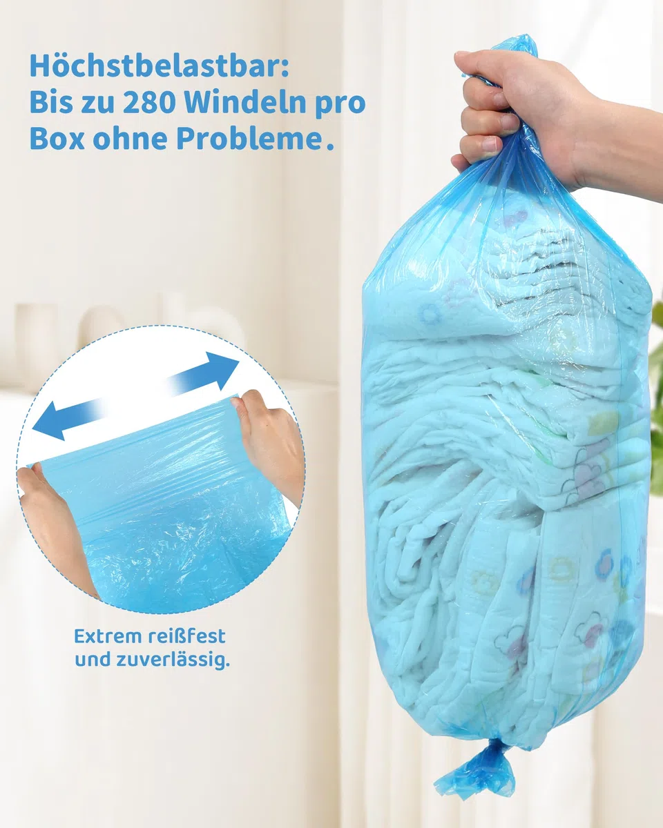 4 unidades de recambio para cubos de pañales, bolsas resistentes a los olores, compatible con Angelcare, no compatible con Dress up & Dress up XL y Classic XL y todos los modelos Tommee Tippee