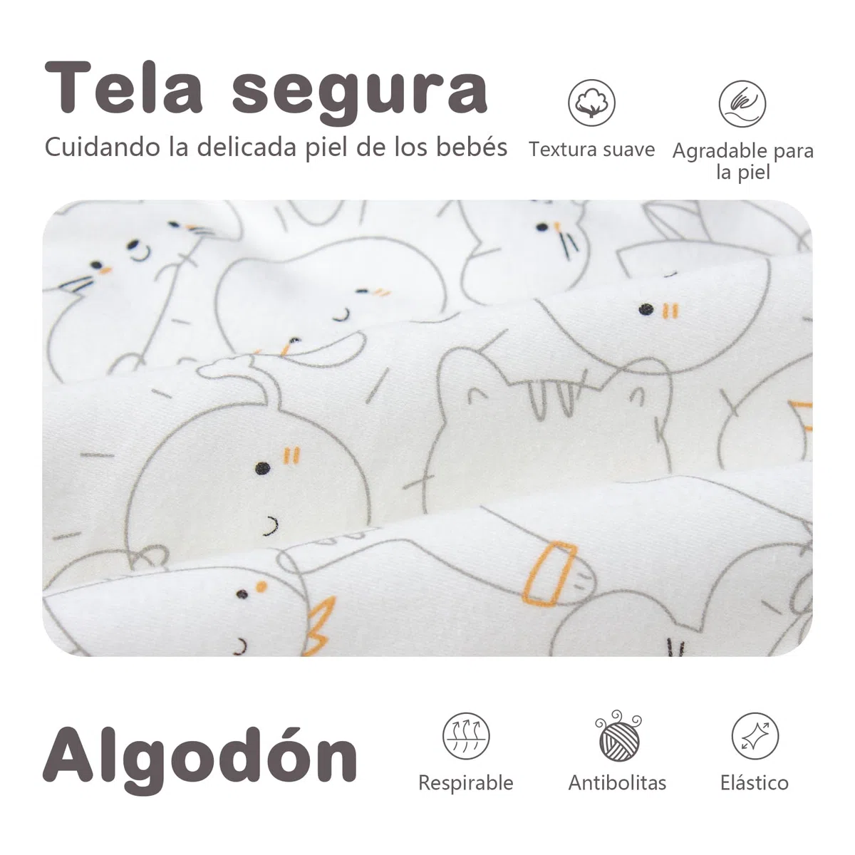 Saco de Dormir de Invierno para bebé, algodón, Saco de Dormir para niños 2,5 TOG con piernas,95-105cm/3-4 años,Gatito