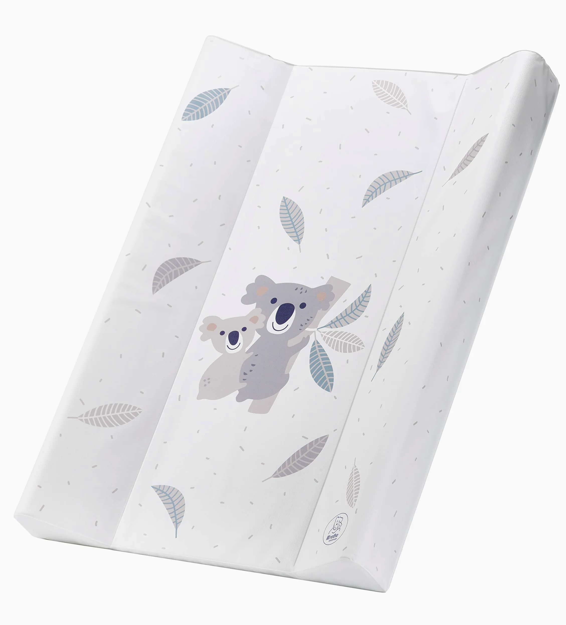 Rotho Babydesign Cambiador con cuña, 0+ Meses, Adorable diseño de koala, Bella Bambina, 20099 0001 CQ, blanco