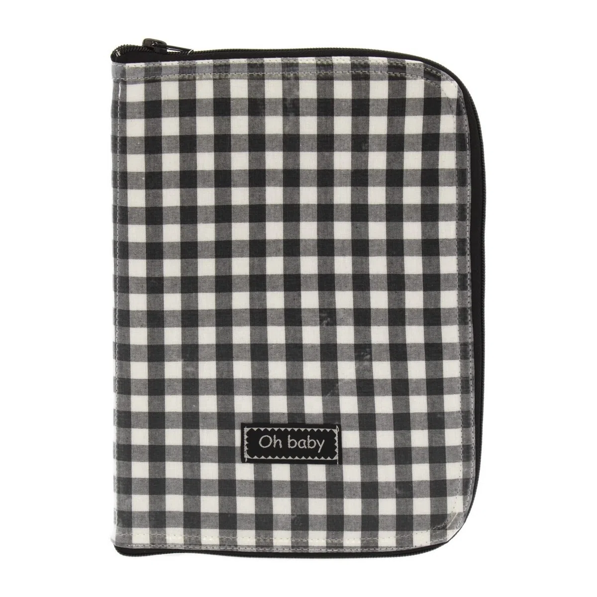 Rosy Fuentes Portadocumentos Bebé - Ideal para Almacenar Documentos Importantes - Diseño Elegante con cierre con cremallera 0-negro