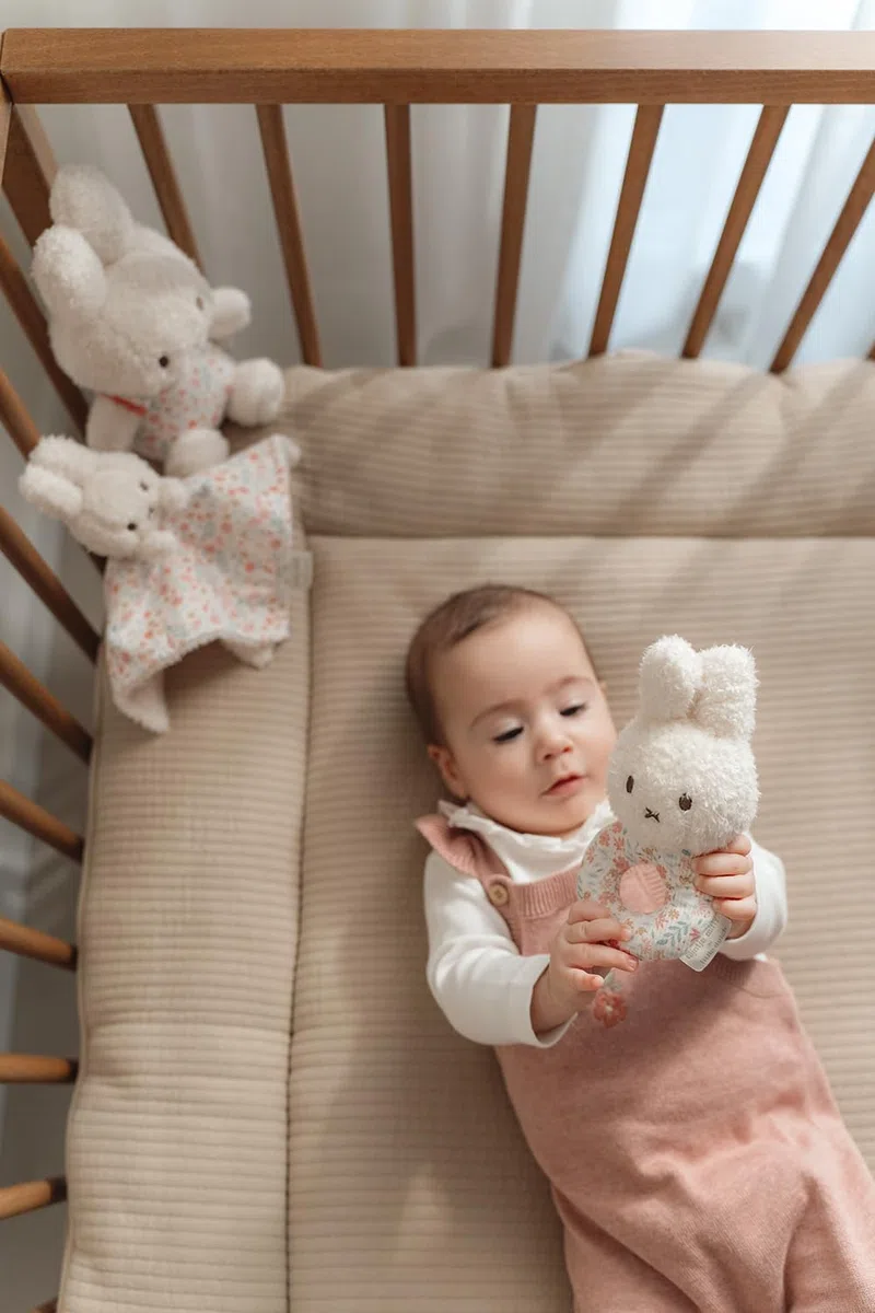 Little Dutch nijntje Miffy X - Set de regalo de 3 piezas (peluche, mantillo, mantillo, juguete) para nacimiento de bebé, niña, conejo Miffy – Lucky Blossom