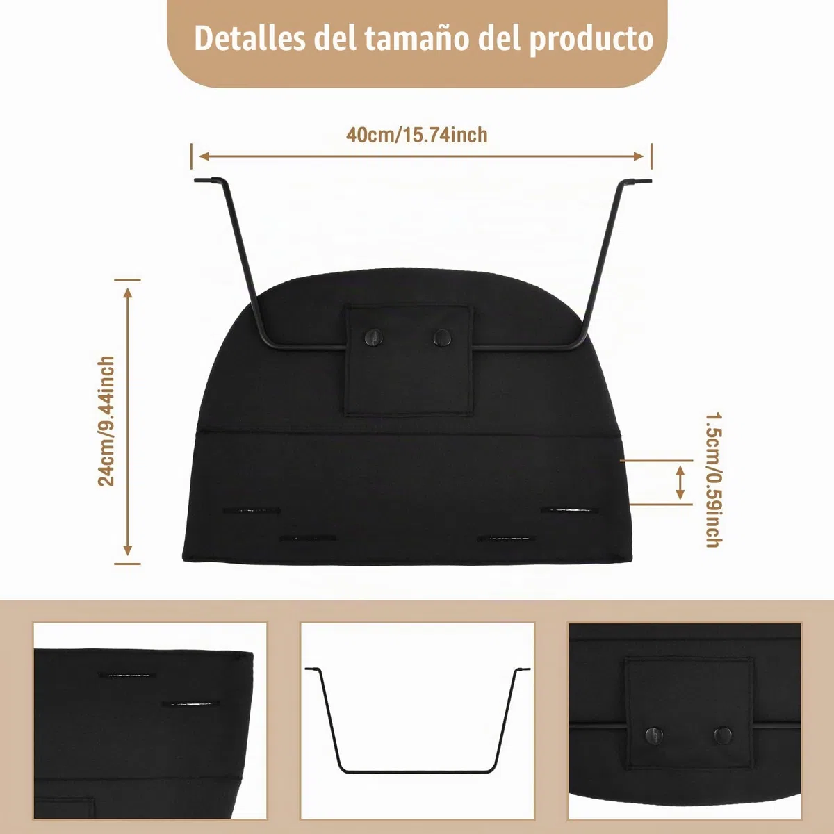 Reposapiés para cochecito de bebé, reposapiés extendido, pedal de asiento extendido, transpirable, duradero, reposapiés, accesorios para cochecitos para niños AER+/AER (negro)