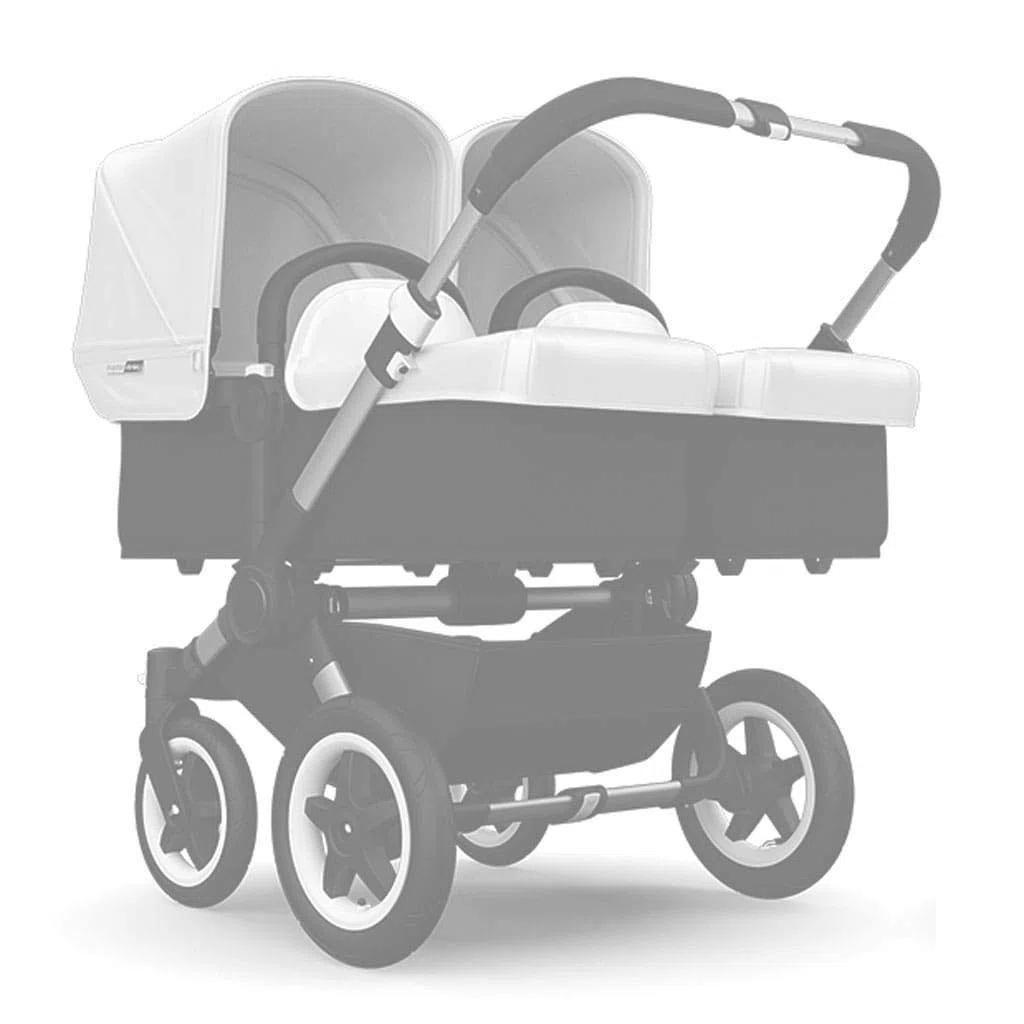 Funda Capazo para Bugaboo Donkey 5 - Donkey 3 - Donkey 2 GRIS MELANGE.Gris - Acolchado Transpirable- (100% Algodón)