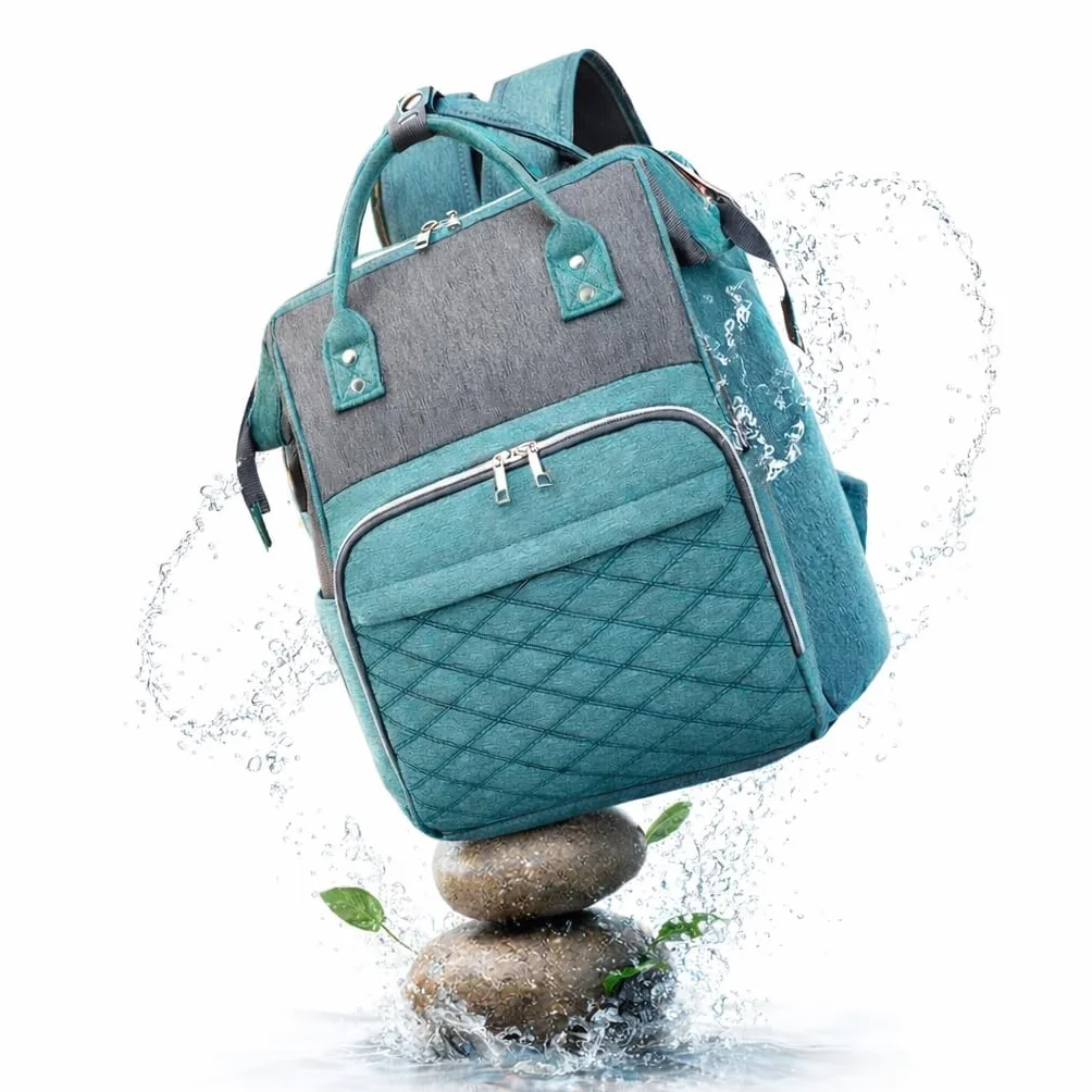 Mochila Bebe | Mochila Carro Bebe Pañaleras Para Bebes | Bolsa Mochila Maternidad Carrito Pañalera Premama | Pañaleras Mochila Bebé Carro Italy Mala Maternidade | Diaper Bag Walking Cambiador (Verde)