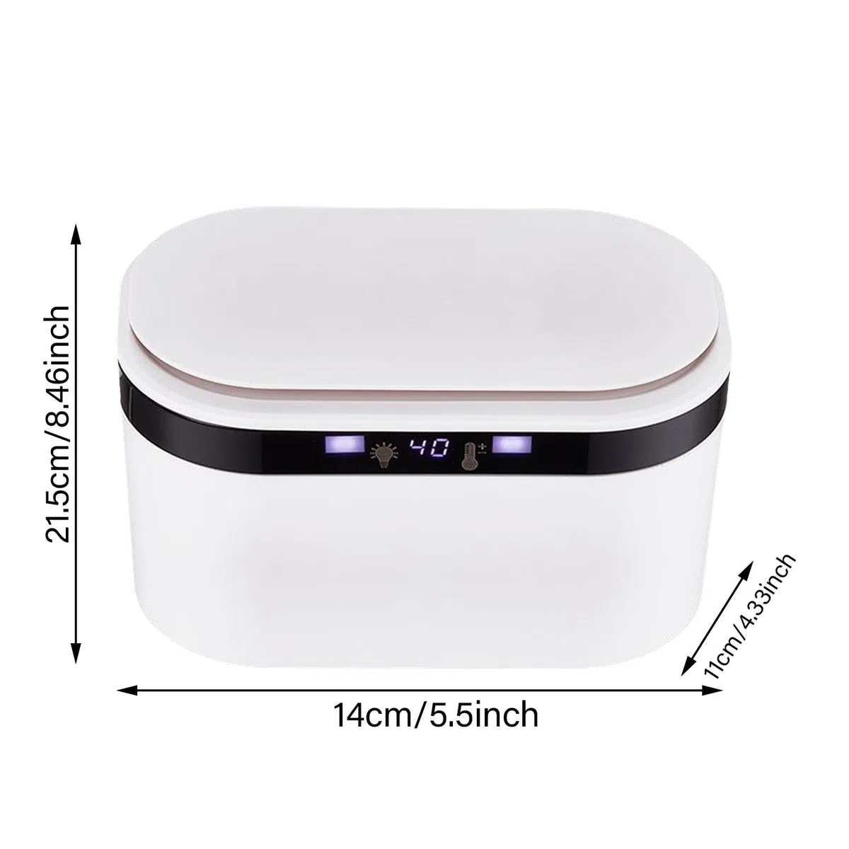 Calentador de toallitas termostático portátil USB, calentador de toallitas húmedas para niños, dispensador de toallitas térmicas para viajes, | Dispensador de toallitas en