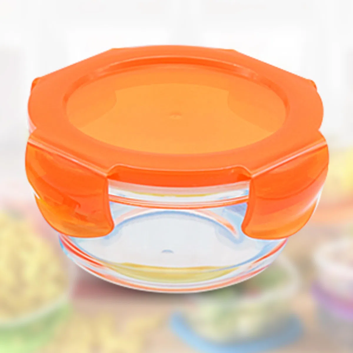 ARSUK Recipientes de vidrio para almacenamiento de alimentos para bebés, cuencos de destete pequeños, ollas para aperitivos para niños pequeños - 6 x 200 ml