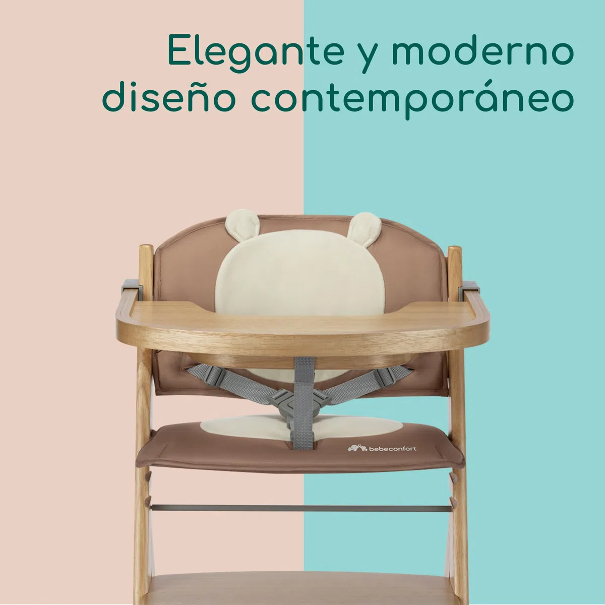 Bebeconfort Cojín Timba 2 Comfort, Cojín extra mullido para Timba 2, Acolchado extra, Fácil de limpiar, Lavable a máquina, Diseño inteligente, Fácil de colocar y retirar, Diseño moderno, Wild