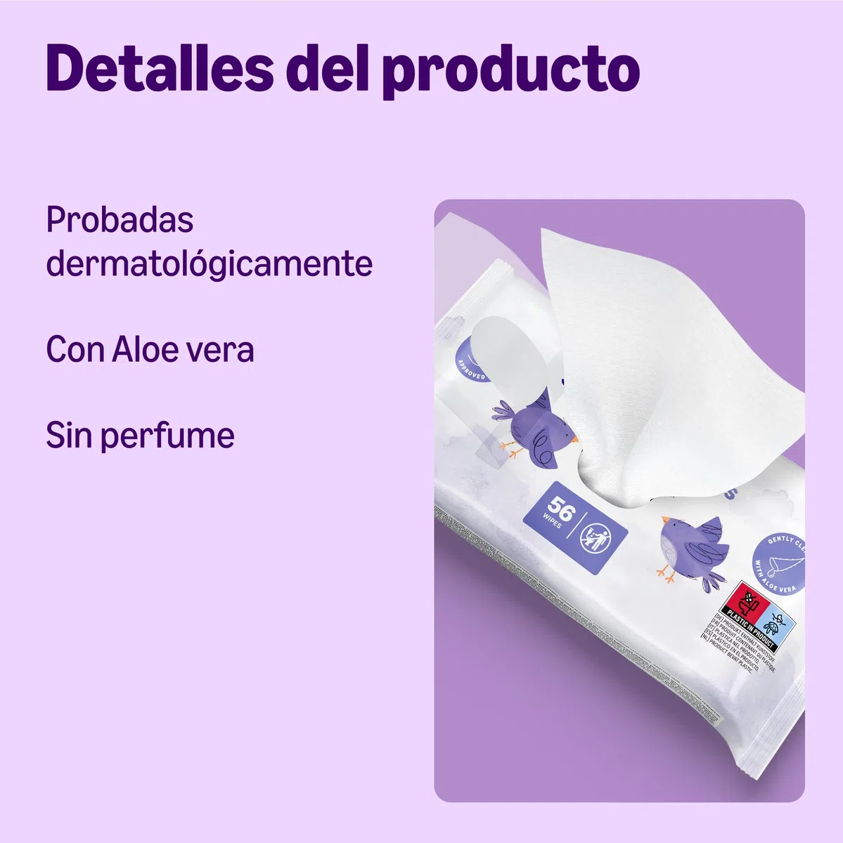 by Amazon Toallitas suaves para bebé, 1008 toallitas, sin perfume, 18 paquetes de 56