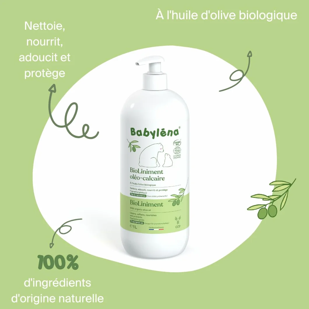 Babylena Linimento Hipoalergénico Con Aceite De Oliva, 1 L
