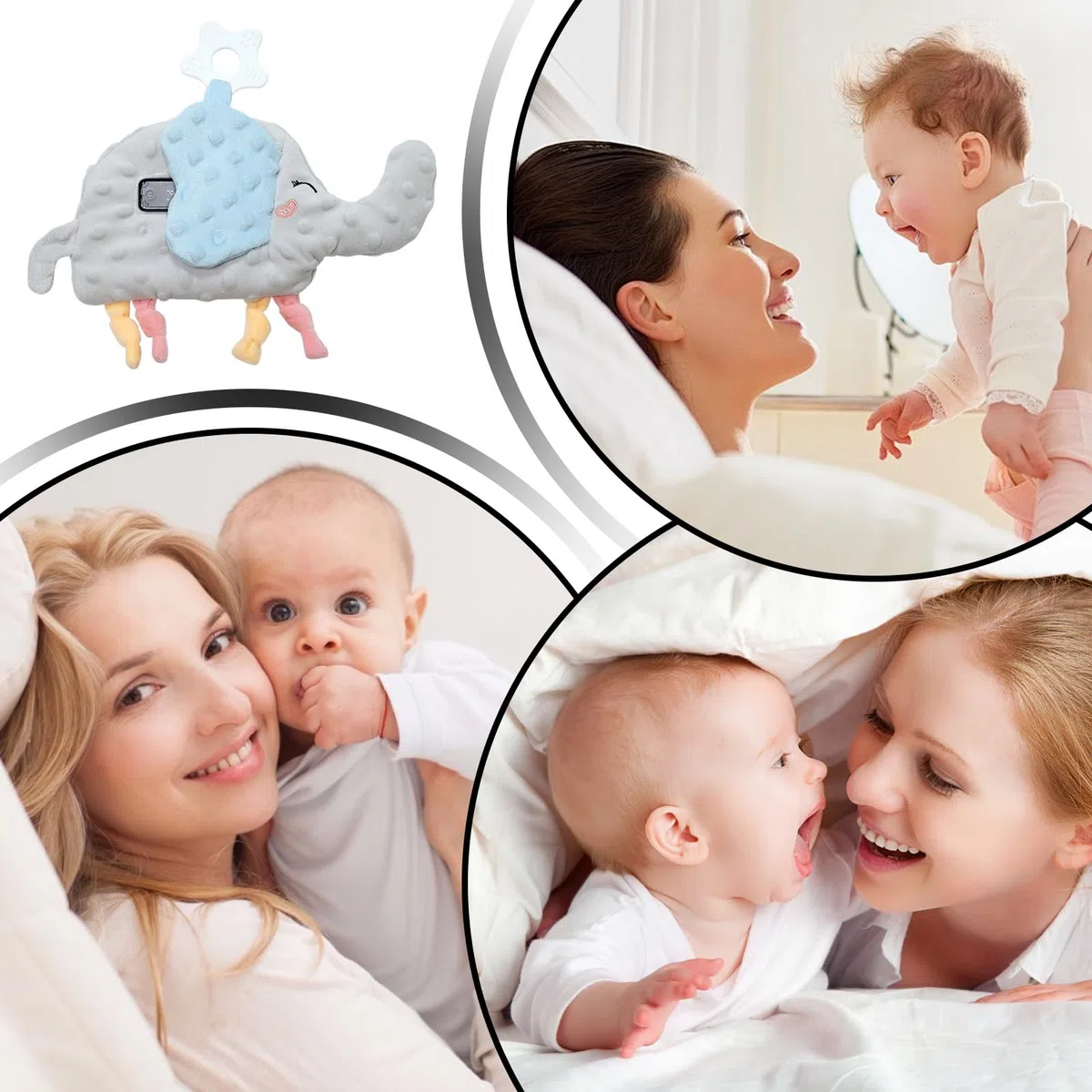 Sosegador Para El Sueño Del Bebé - Peluche Vibrador con Dibujos Animados para Dormir,Reclinable Para Cochecito Cuna Dormitorio Hogar Y Viajes