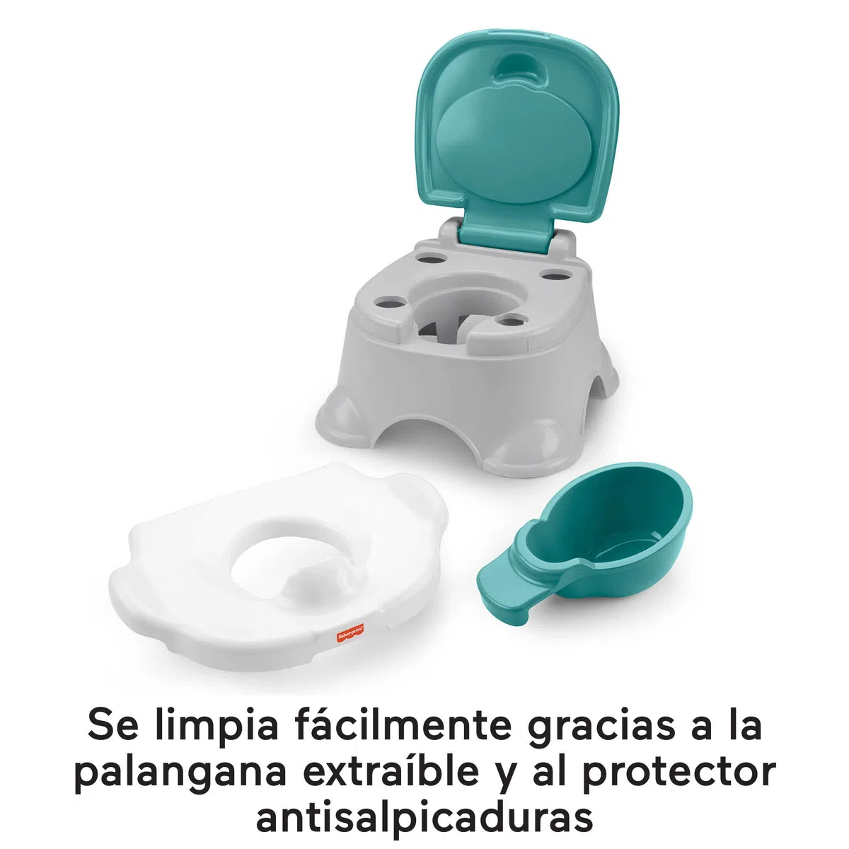 Fisher-Price Orinal 3 en 1, aprende a IR al baño con Diferentes Niveles, bebés +1 año (Mattel HPY87)