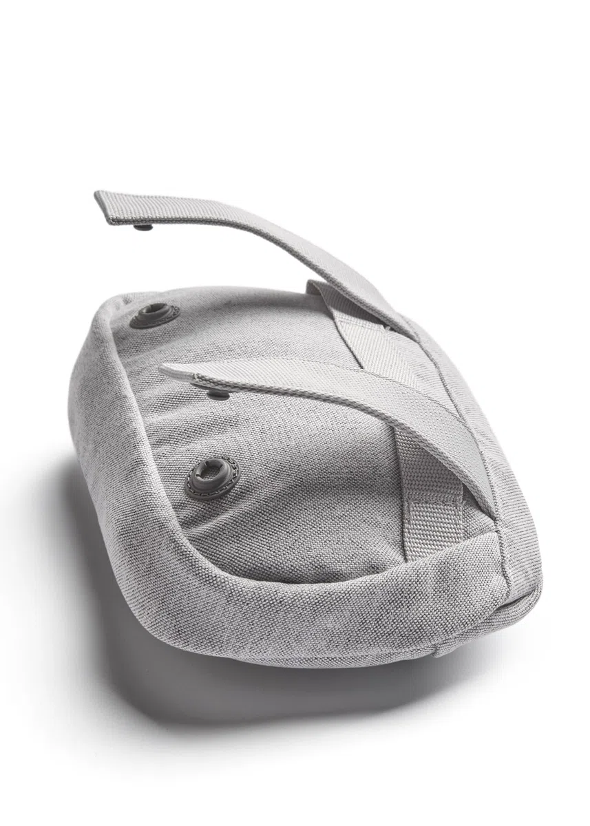BabyBjörn Bolsa para Mochila Porta Bebé, Tejido Jaspeado, Gris Claro