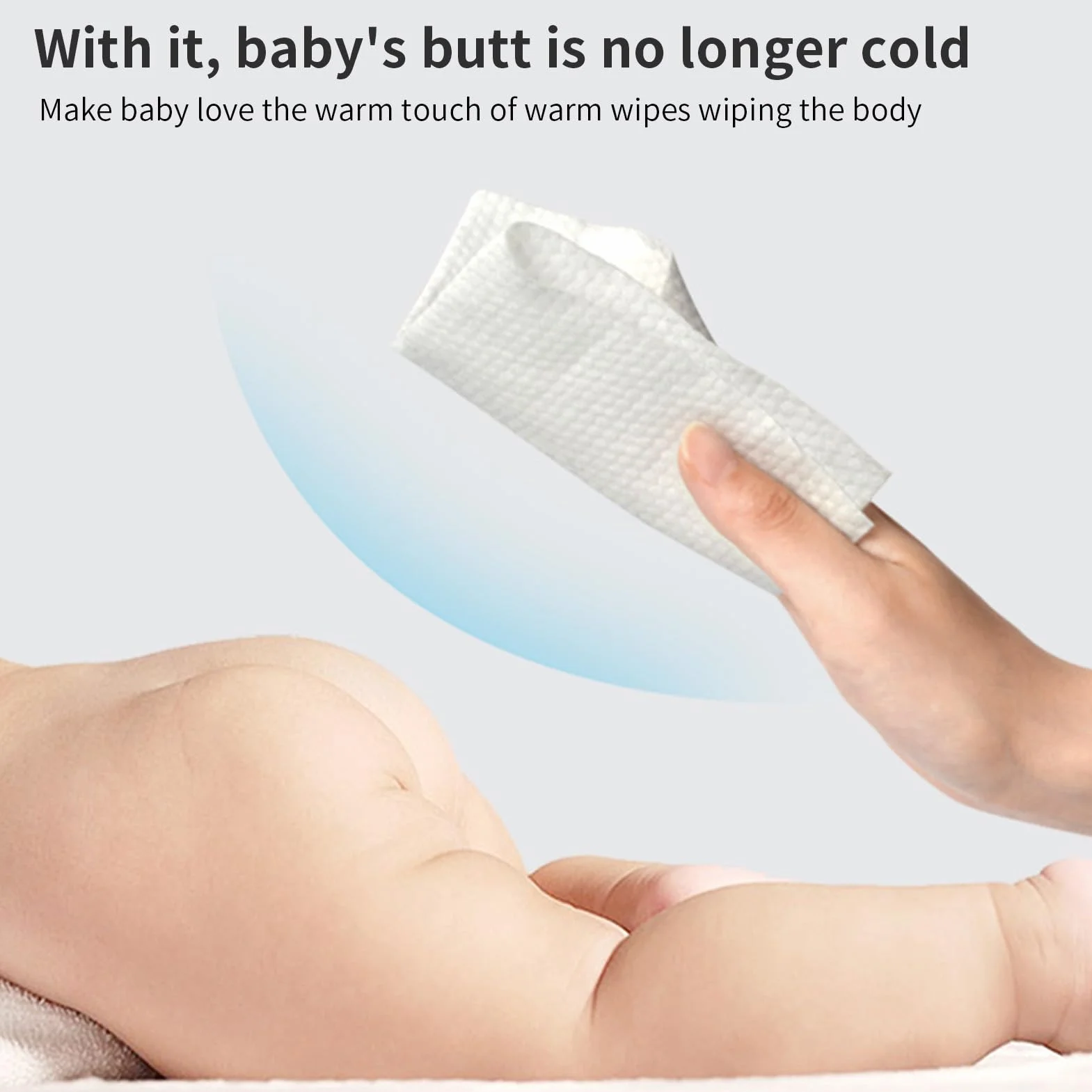 Calentador de toallitas húmedas para bebé,Calentador de pañales portátil de temperatura constante Calentador de toallitas húmedas para bebé Dispensador de toallitas húmedas Newborn Essentials(Verde)