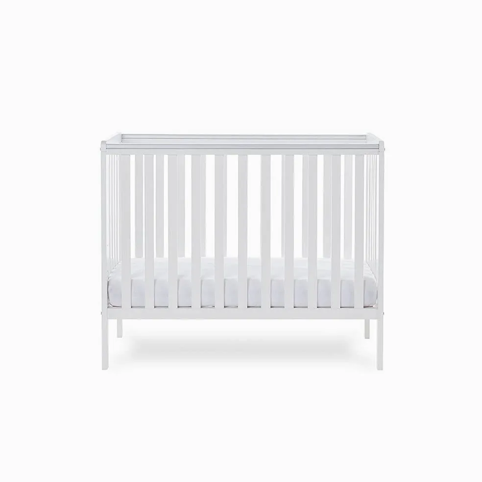 Obaby Bantam Space Saver Cot, White