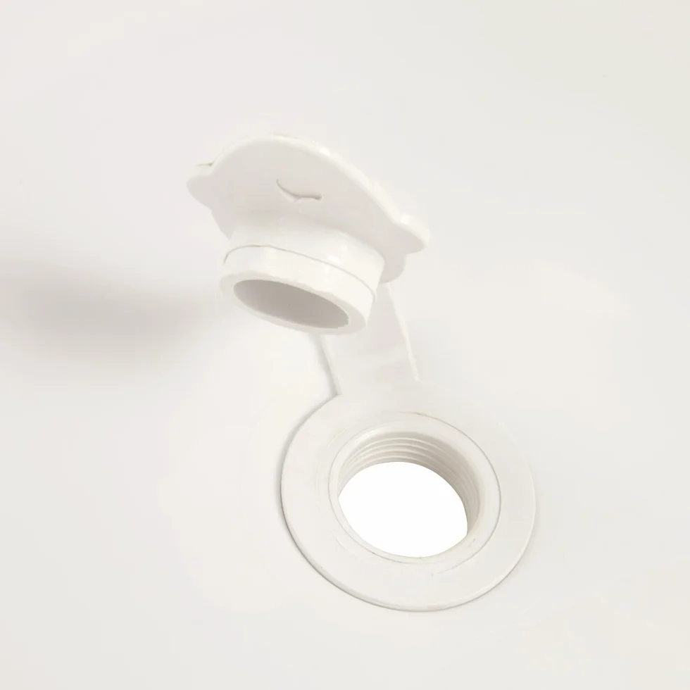 keeeper Bañera Ergonómica con Tapón Hippo, De 0 a 12 Meses, 84 cm, Maria, Blanco