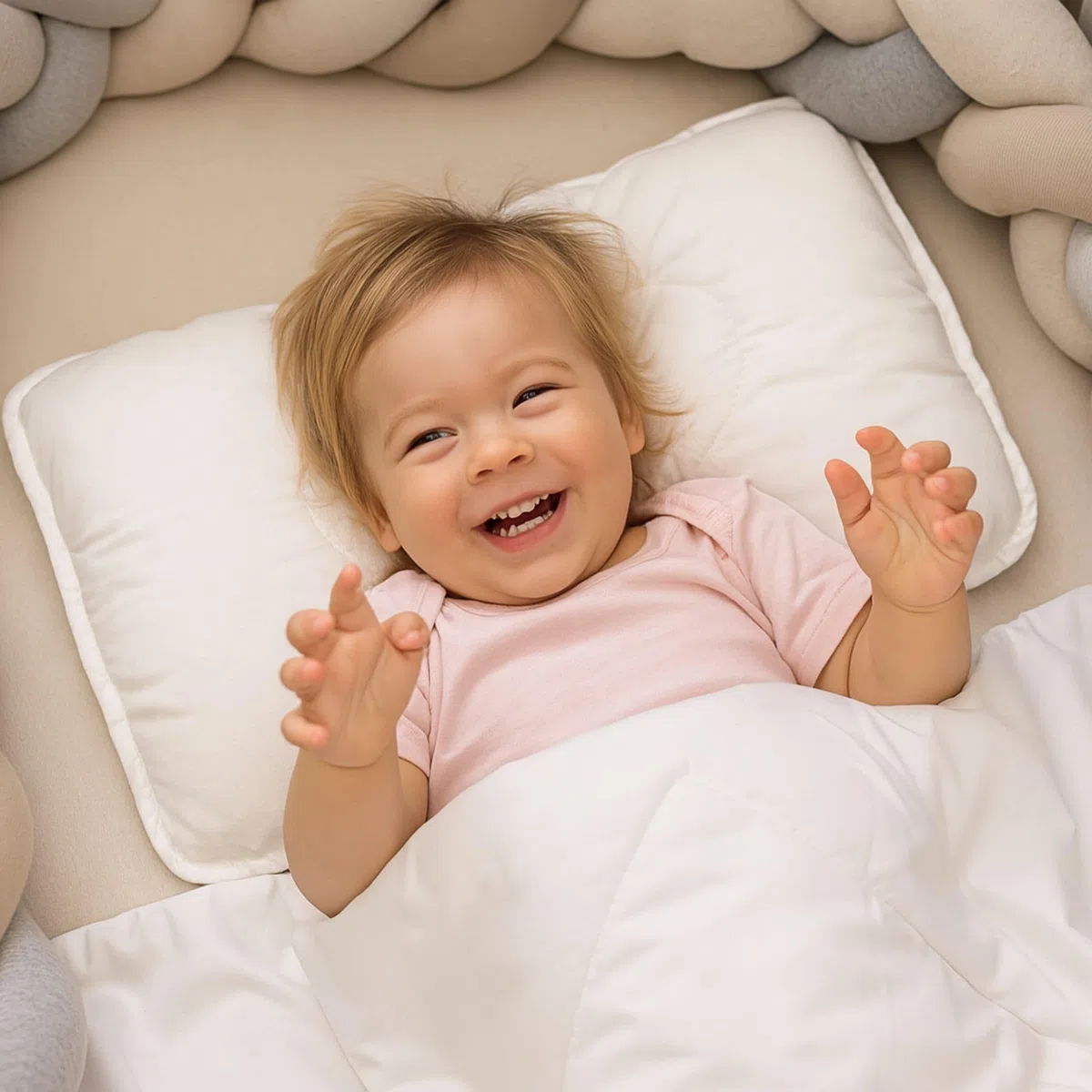 Totsy Baby Edredón Cuna 90x120 cm bebé - Relleno nórdico Suave y Transpirable Ideal para Cuna y Cama de bebé Apto para Todas Las Estaciones Certificado Oeko-Tex 90 x 120