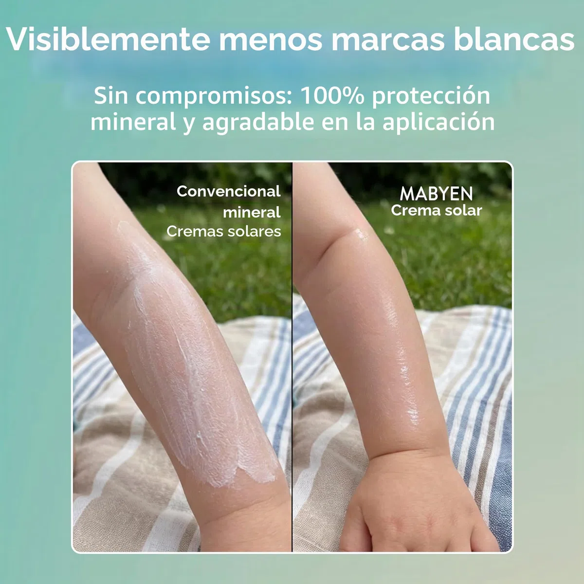 Set de protección solar Mabyen Baby & Kids: crema solar SPF 50 + gel para picaduras de insectos – Protección UV mineral y tratamiento contra el picor – A partir del nacimiento