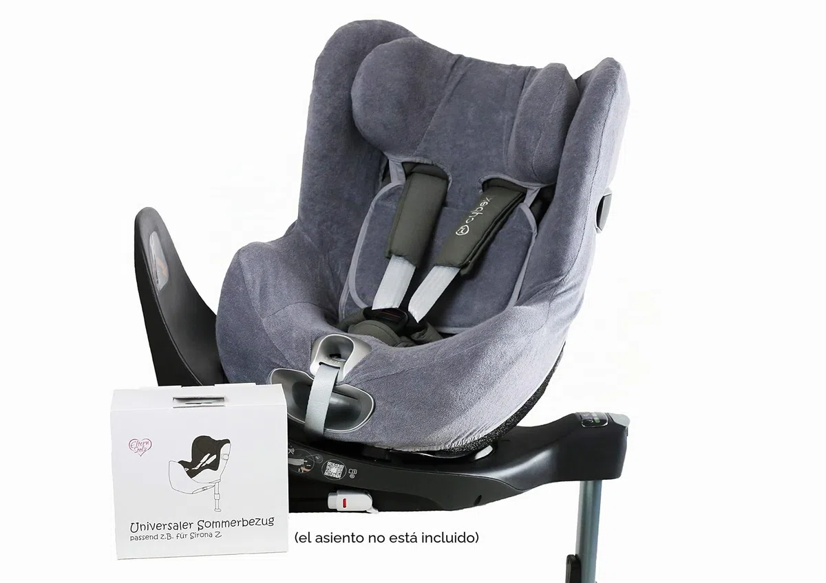 Funda de verano universal gris compatible con Cybex Sirona S Sirona Z Goodbaby Vaya