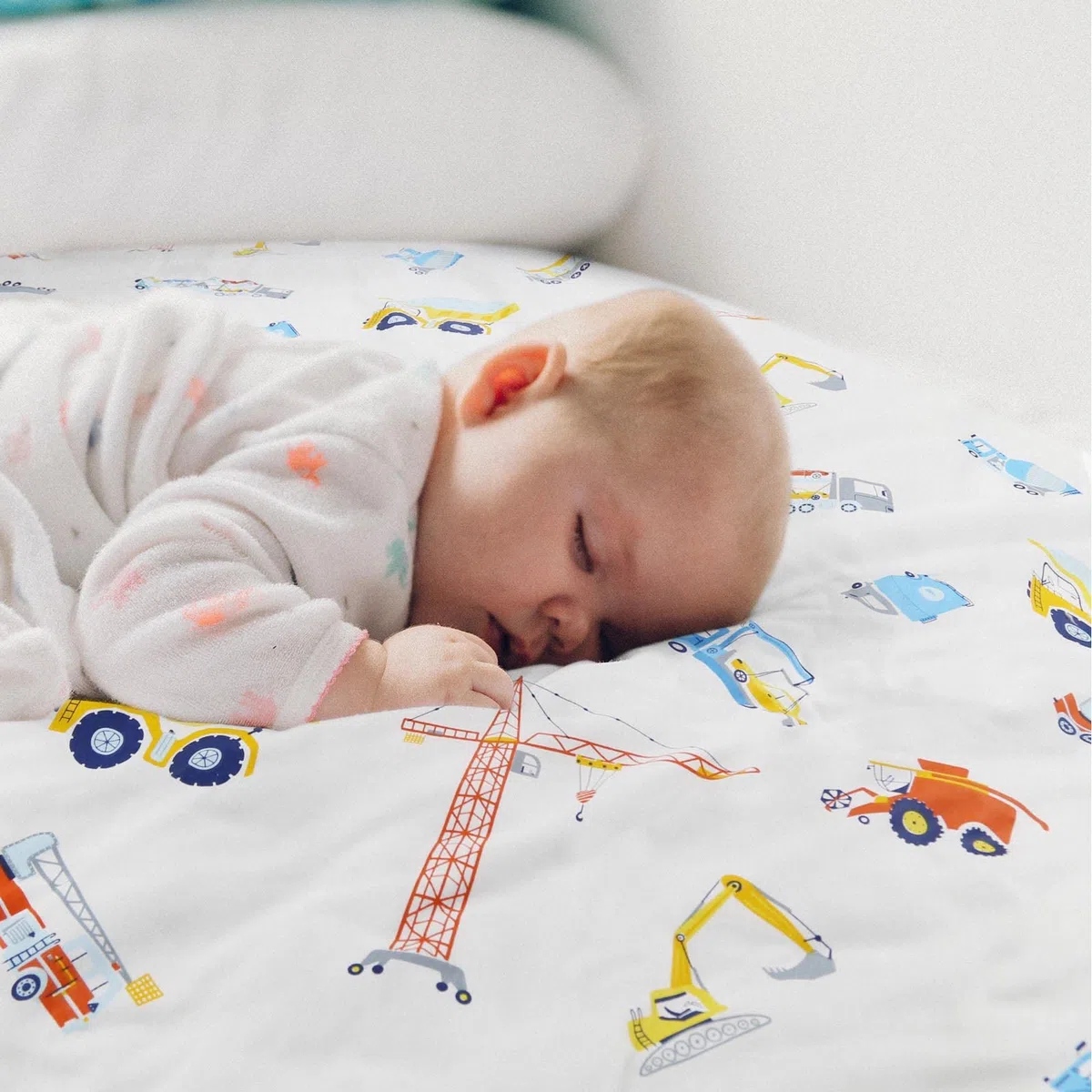 Juego de Ropa de Cama para Bebés Edredones Muselina de Algodón Funda Nórdica 100 x 135 cm Funda de Almohada 40x60 cm