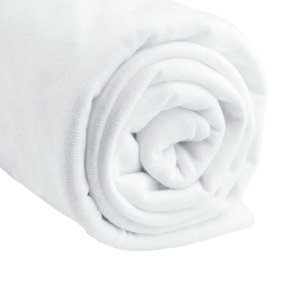 Easy Dort - Juego de 3 sábanas (70 x 160 cm, cama de bebé, 100% algodón, jersey rosa, blanco, parma, extensible, transpirable, sueño saludable, Oeko-Tex de calidad, fabricado en Europa