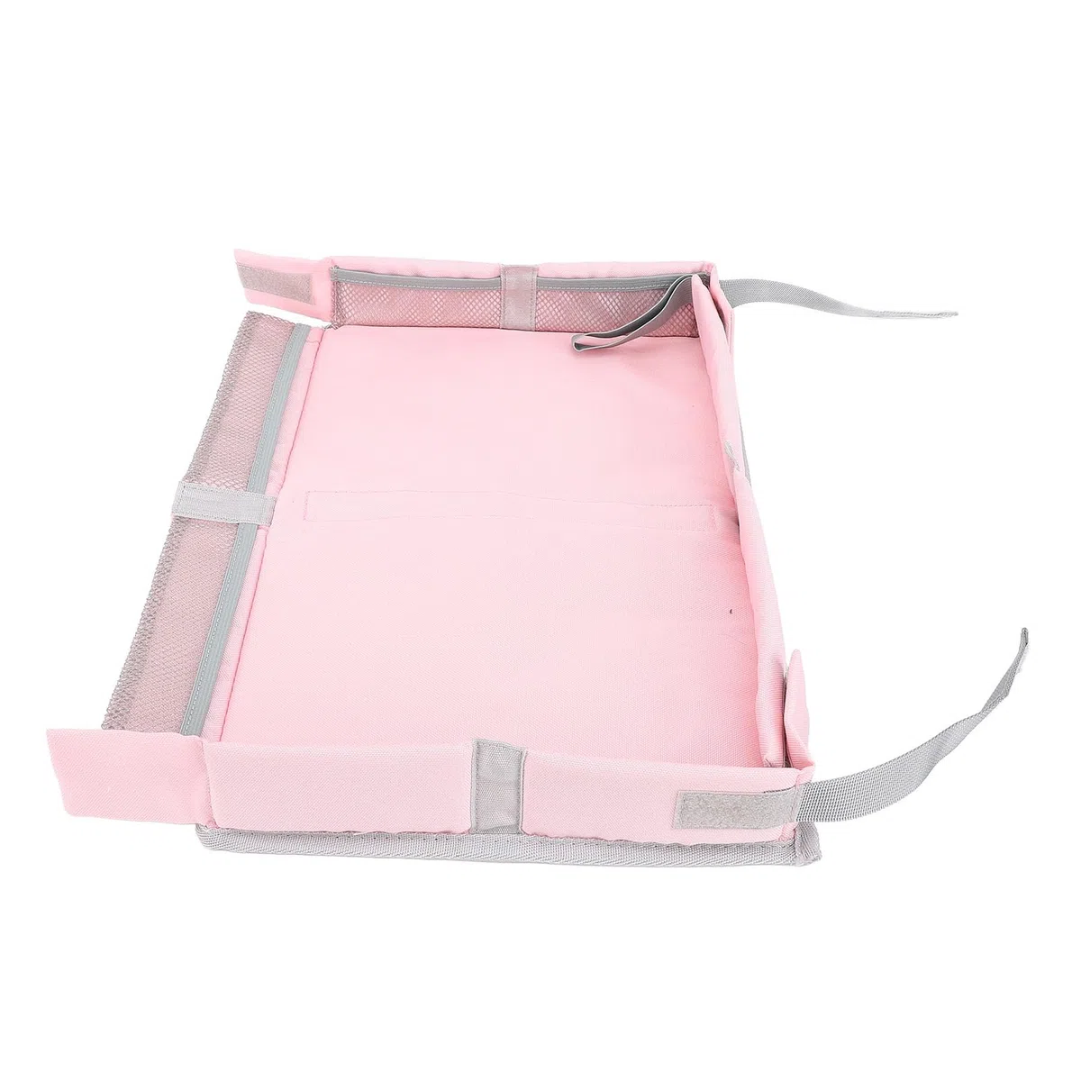 Yinhing Cubierta Plegable para Bandeja de Viaje, Bandeja Multifuncional para Avión para Niños y Adultos, Bolsa para de Mesa para Aviones y Trenes, Diseño Elegante (PINK)
