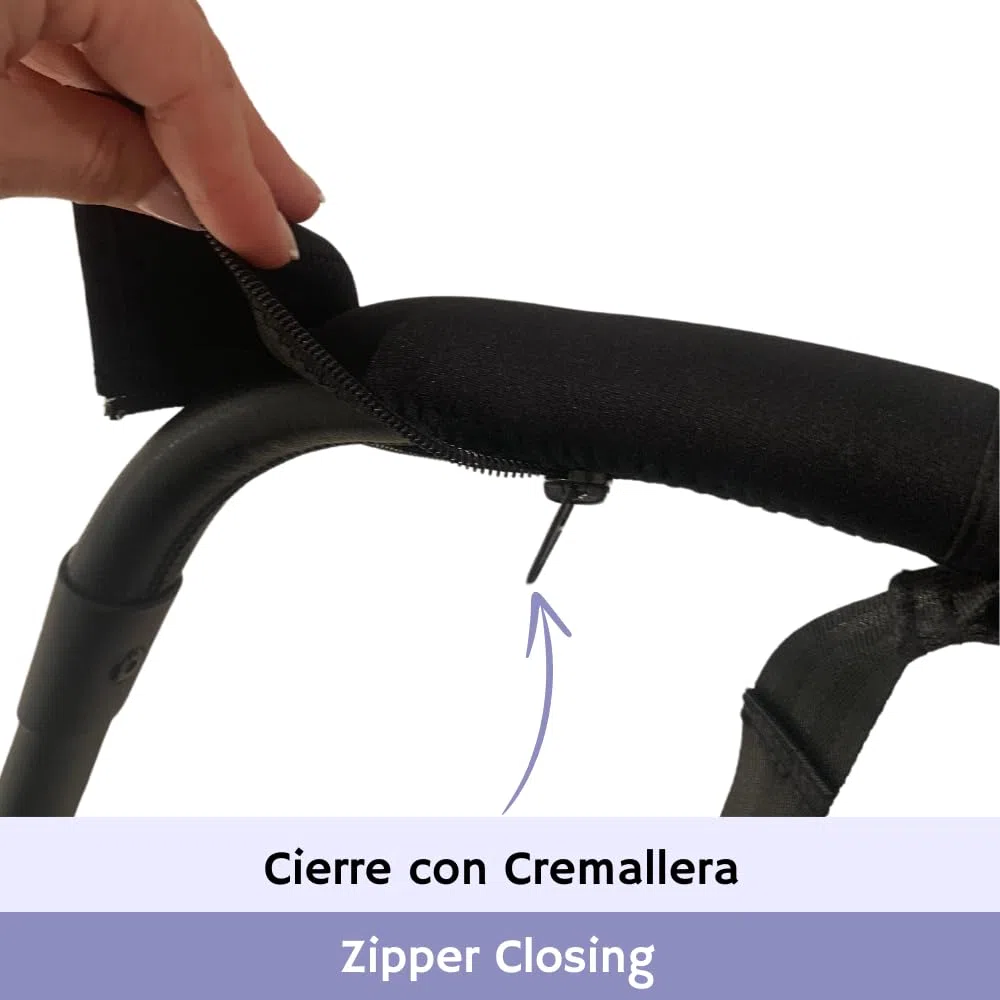 PROTEC TIF | Fundas Protectoras de Neopreno para Manillar Compatible con Bugaboo BUTTERFLY (Se colocan sobre las Fundas originales)
