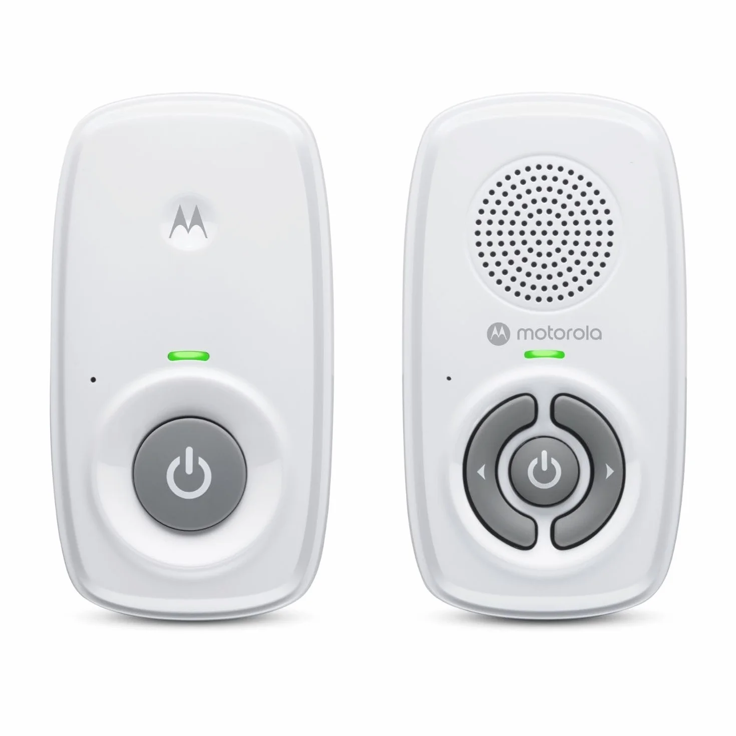 Motorola Nursery AM21 Monitor de Audio para Bebés - Monitor Digital con Tecnología DECT para Monitoreo de Audio - Largo Alcance - Micrófono de Alta Sensibilidad - Blanco