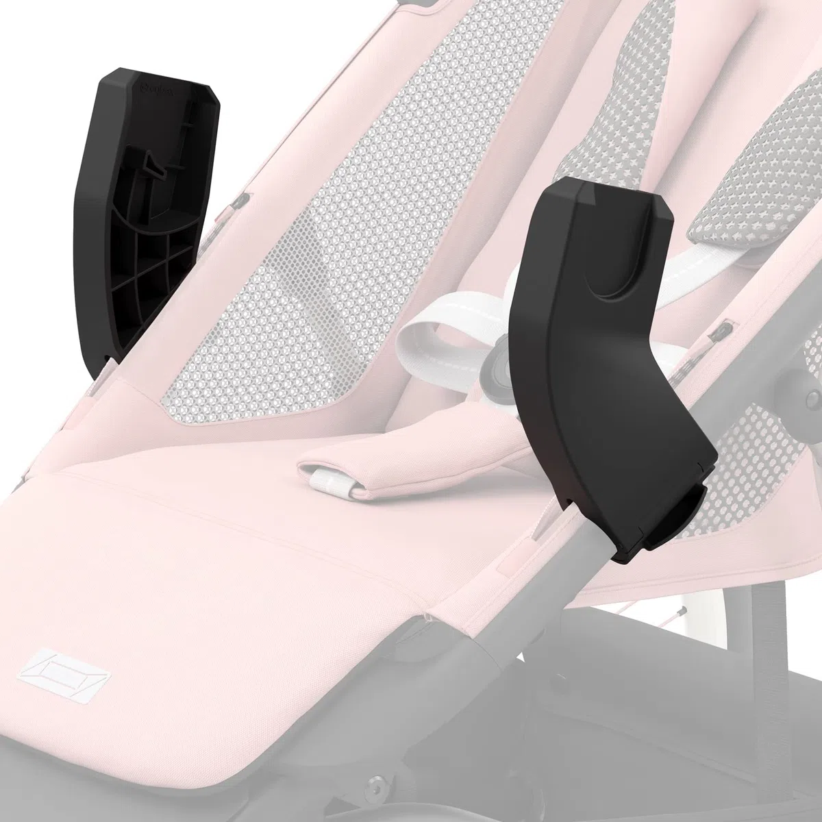 Cybex Adaptador de portabebés para cochecito AVI, Para combinar con portabebés Cybex y portabebés gb, Negro