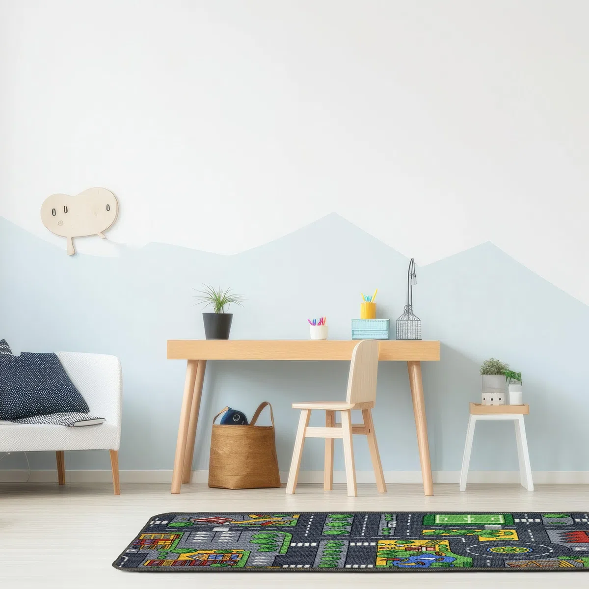 TIENDA EURASIA – Alfombra Infantil | 100% Nailon y Plástico ABS sin BPA | para Jugar con Coches | Alfombras Infantiles | Medidas 67 x 100 cm | Antideslizante y Acolchada